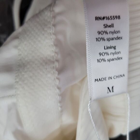 Andie Swim The Asbury Ribbed One Piece Swimsuit in Coconut Cream Size Med NWT - Picture 9 of 9